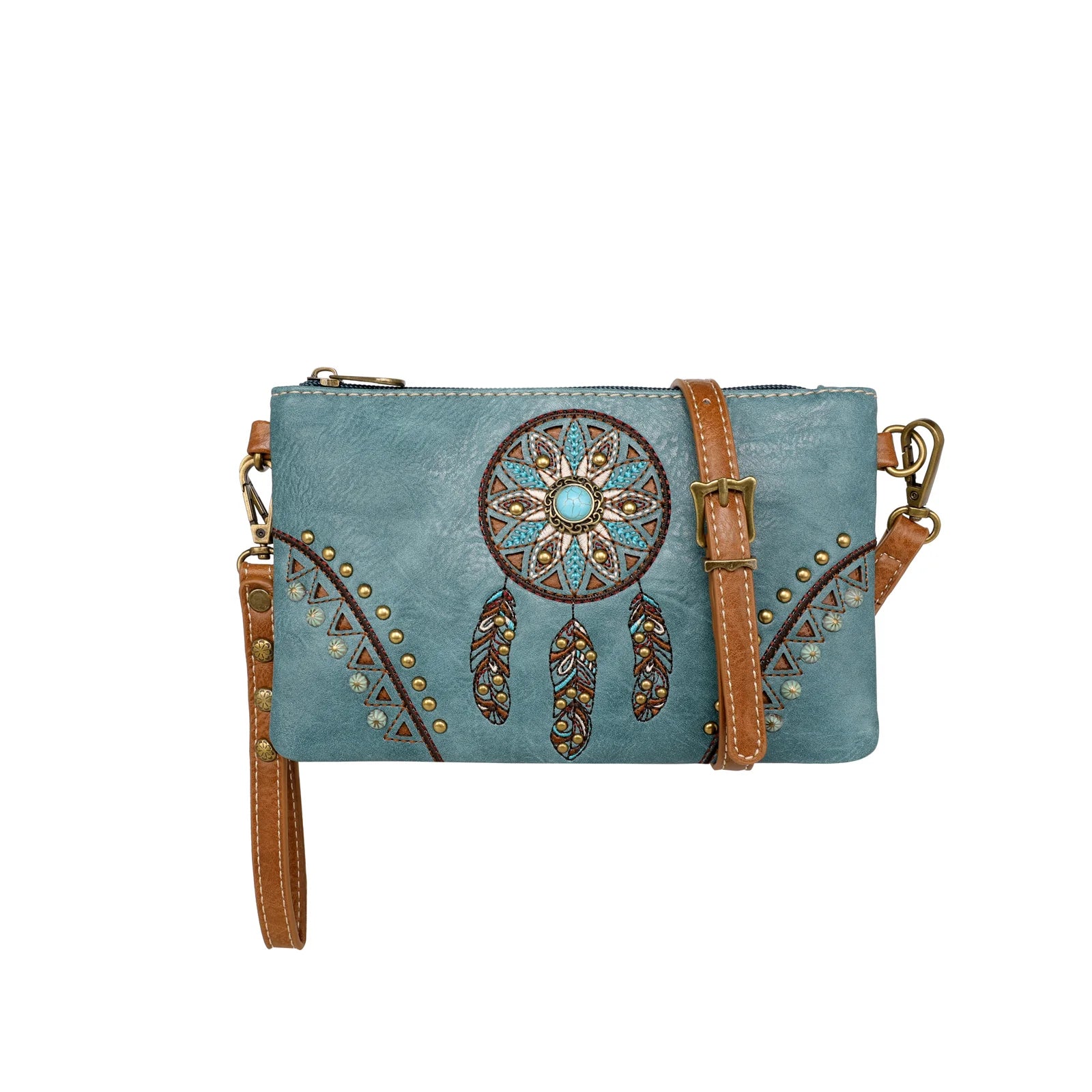 Montana West Ladies Embroidered Collection Clutch Crossbody