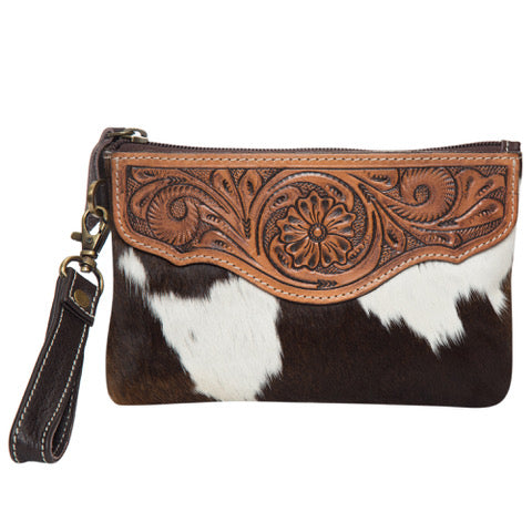 Cowhide clutch hot sale