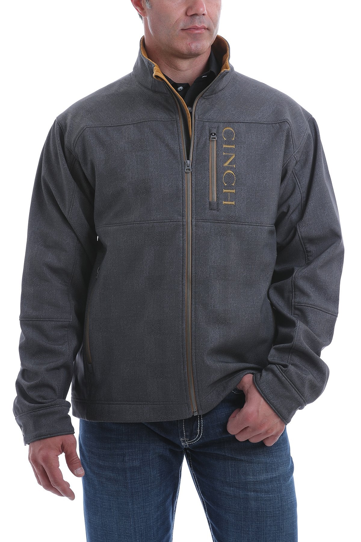 Cinch men's bonded textured concealed carry jacket sale