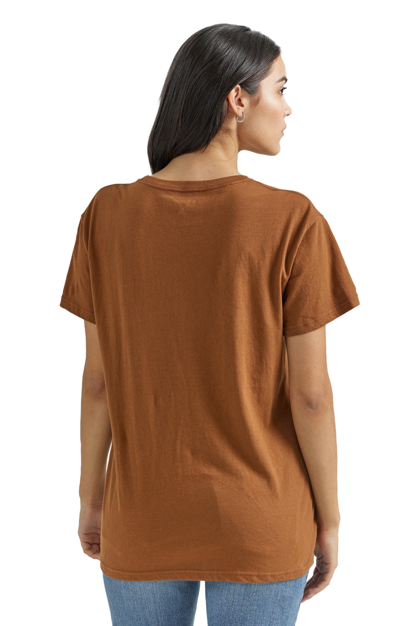 Wrangler Ladies Western Graphic Boyfriend Tee - Toffee - 112350126