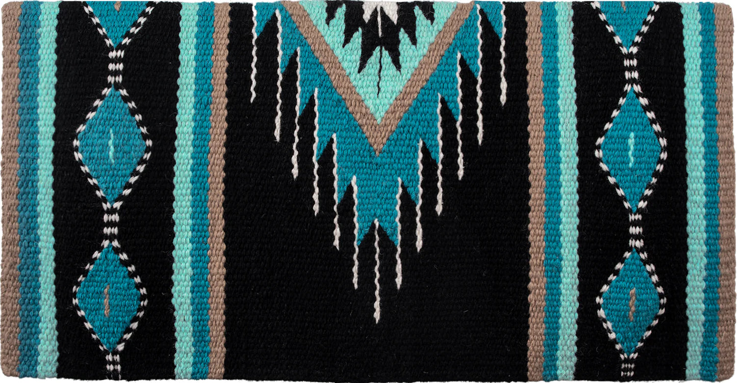 Ezy Ride Del Rio Blanket 36"x34" - Turquoise/Black - SBMUX5007VD