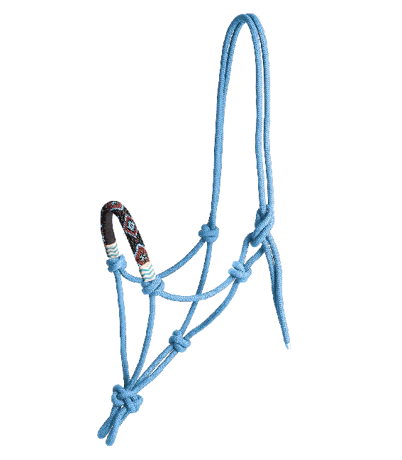 Waldhausen Rope Halter Pearls Azure - Cob - HALRPAZ-C