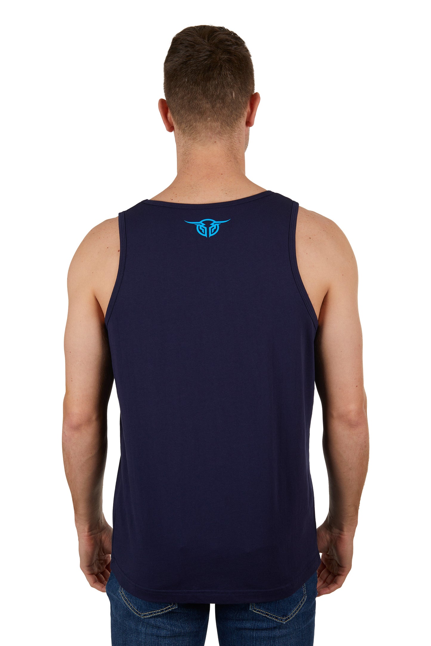 Bullzye Mens Corp Singlet - Navy - B3S1501299