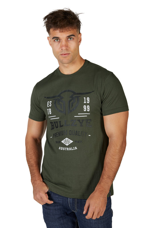 Bullzye Mens Tony S/S Tee - Green - B4S1503383