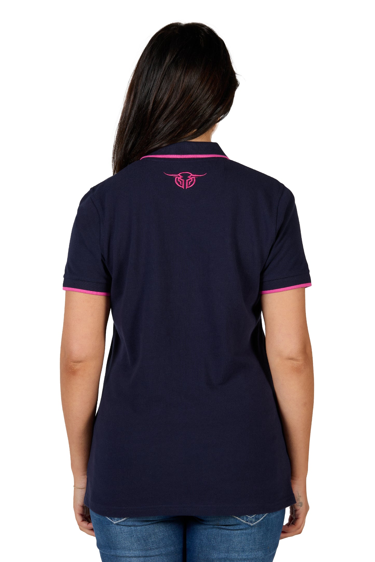 Bullzye Ladies Logan S/S Polo - Navy - B4S2507409