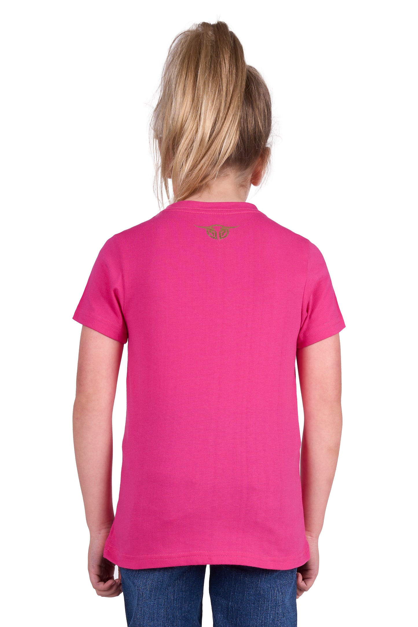 Bullzye Girls Flora S/S Tee - Berry - B4S5503418