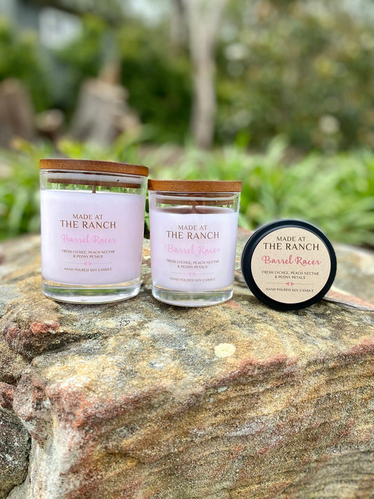 Made At The Ranch Soy Candle Black Scent Sampler - Barrel Racer