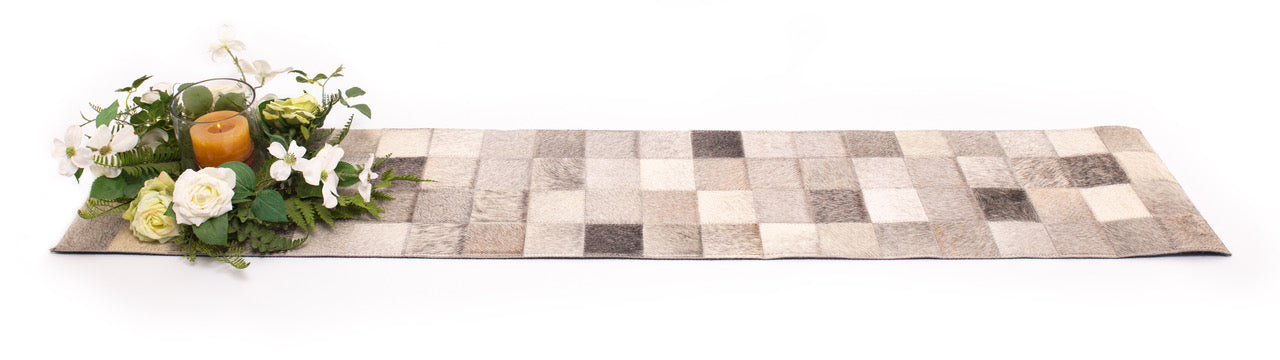 The Design Edge Cowhide Table Runner - Carun