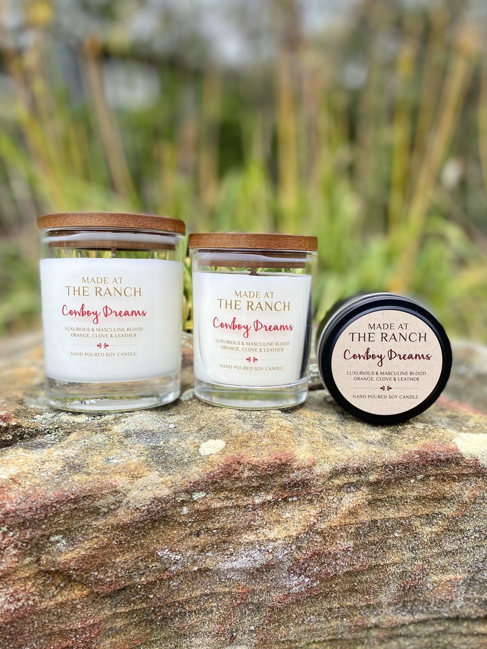 Made At The Ranch Soy Candle Medium - Cowboy Dreams