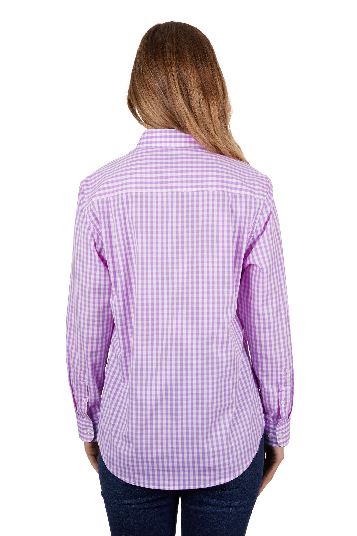 Hard Slog Ladies Ayla Half Placket L/S Shirt - Lavender - H4S2101058