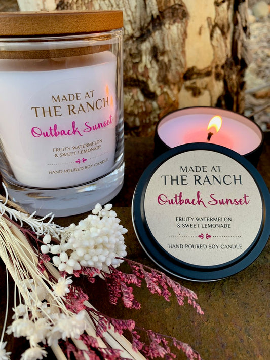 Made At The Ranch Soy Candle Scent Sampler - Outback Sunset