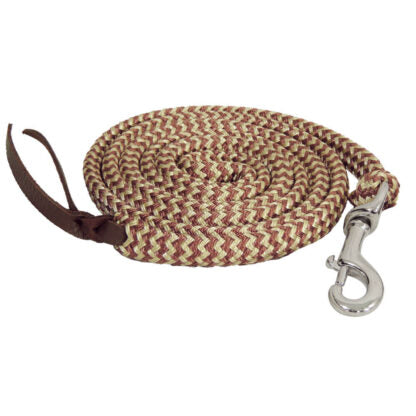 Toowoomba Saddlery Pro Series Rope Lead - (7ft) - 2.15m - Beige/Brown - LEADTSPRO04