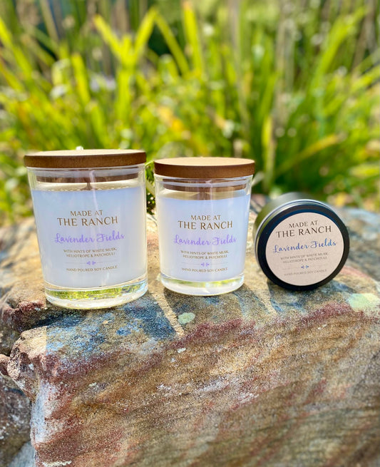 Made At The Ranch Soy Candle Medium - Lavender Fields