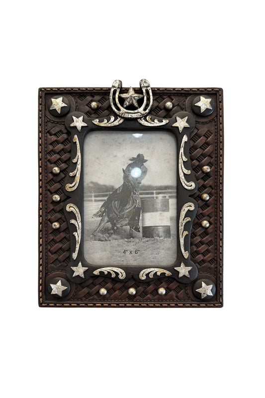 Pure Western Horseshoe Picture Frame - P4S1904GFT