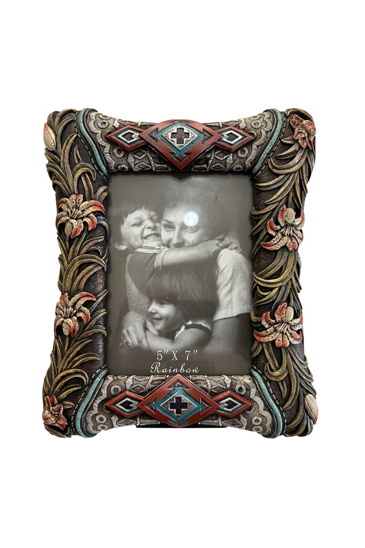 Pure Western Floral Photo Frame - P4S1937GFT