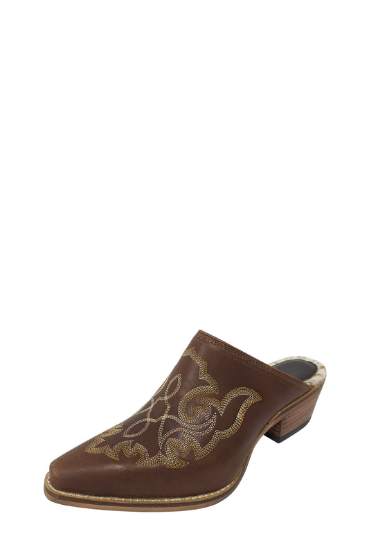 Pure Western Ladies Gleeson Mule Boot - Brown - P4S28467