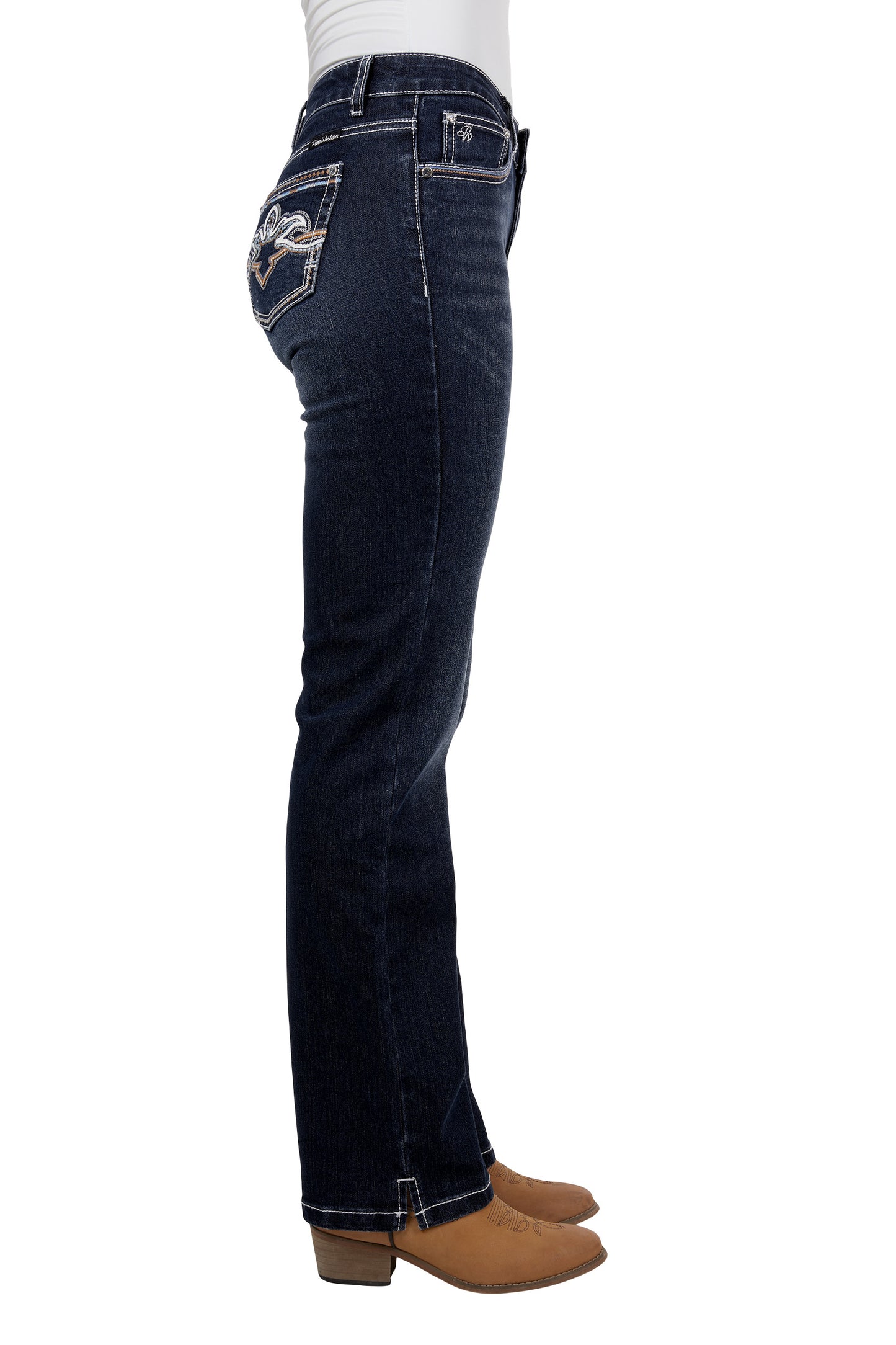 Pure Western Ladies Mia Straight Leg Jean - 32" Leg - PCP2212850