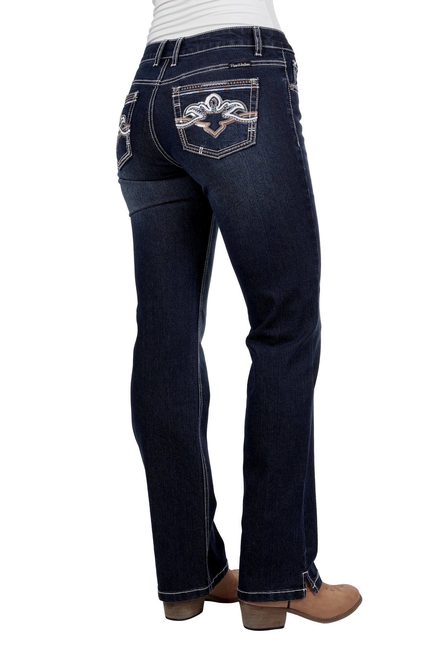 Pure Western Ladies Mia Straight Leg Jean - 32" Leg - PCP2212850