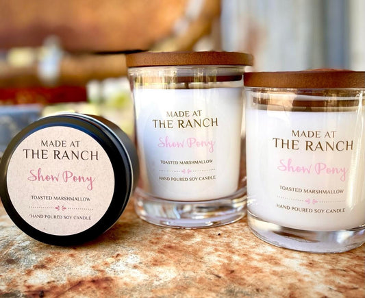 Made At The Ranch Soy Candle Black Scent Sampler - Show Pony