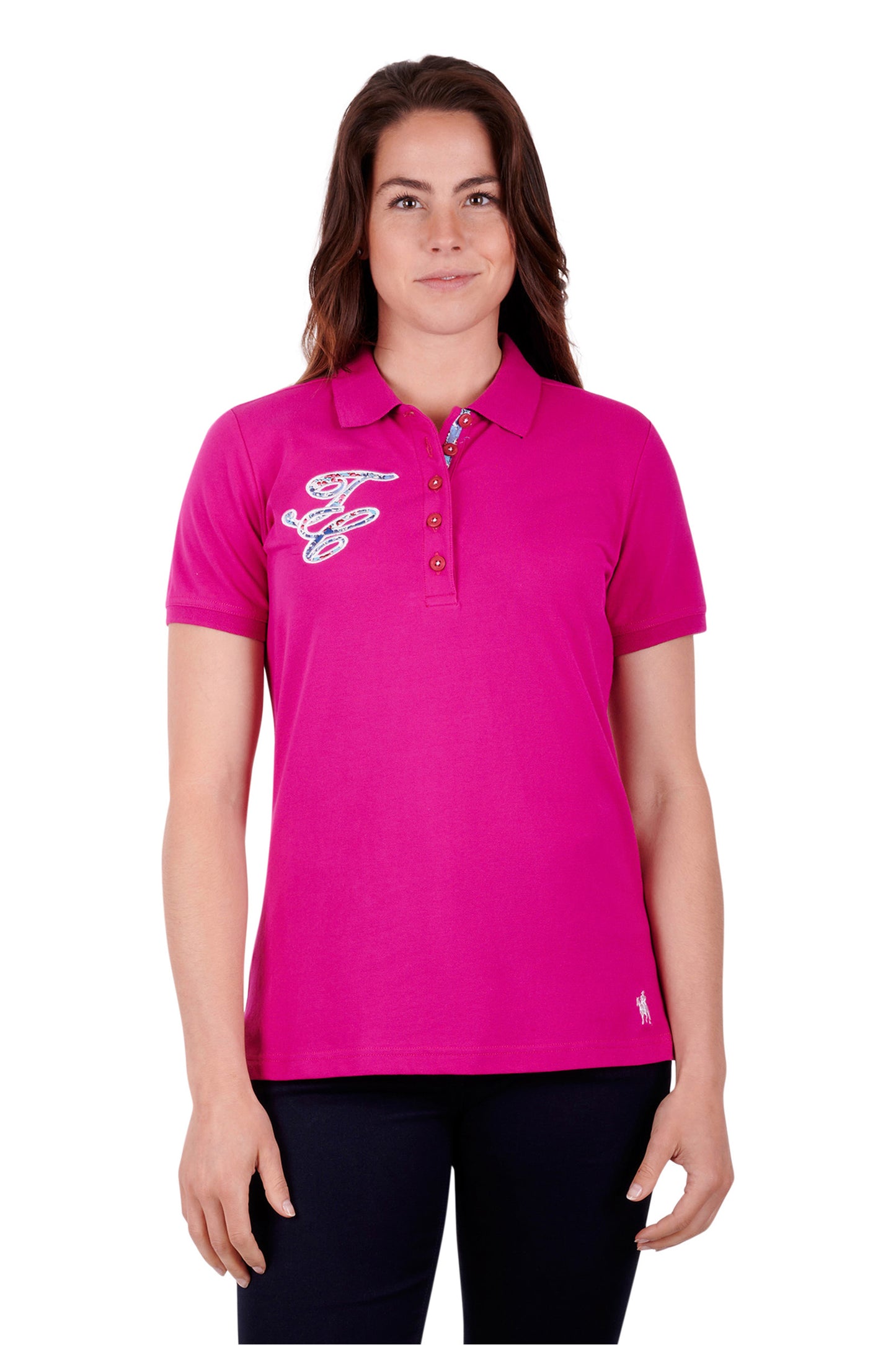 Thomas Cook Ladies Austin Short Sleeve Polo - Berry - T3S2512082