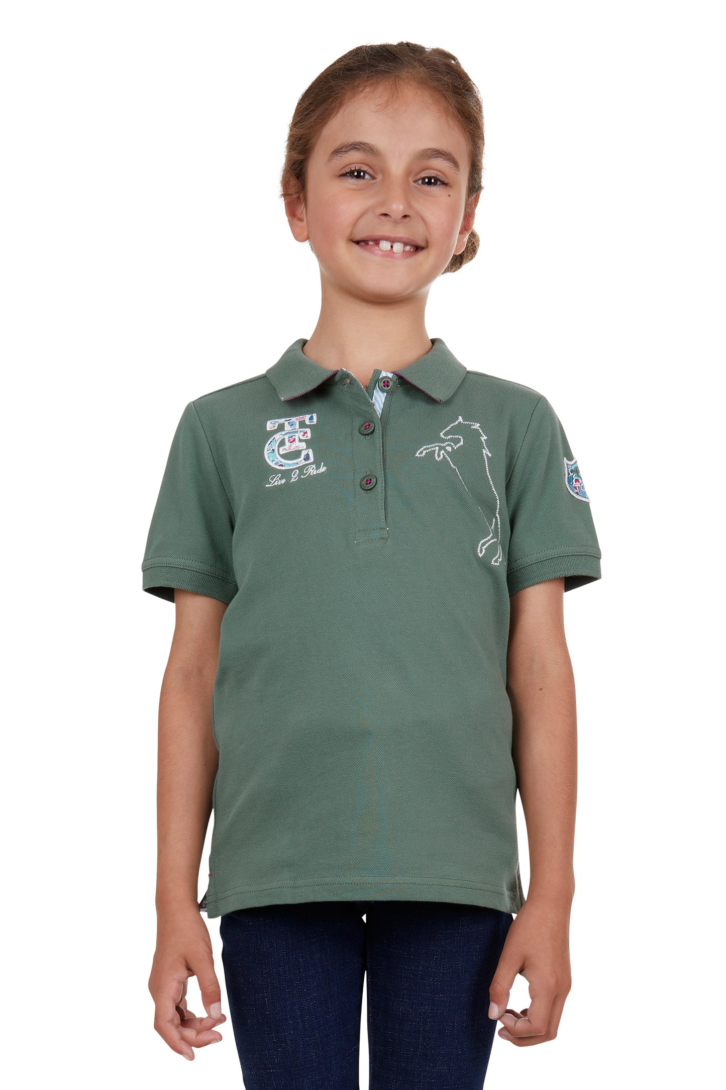 Thomas Cook Girls Luna S/S Polo - Khaki - T4S5500053