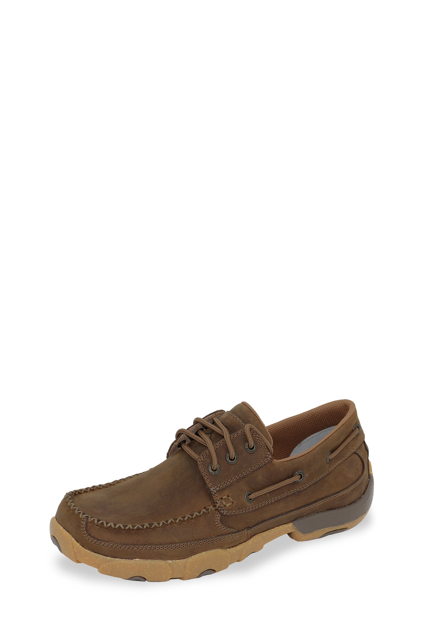 Twisted X Mens Driving Mocs Boat Lace Up - TCMDM0025