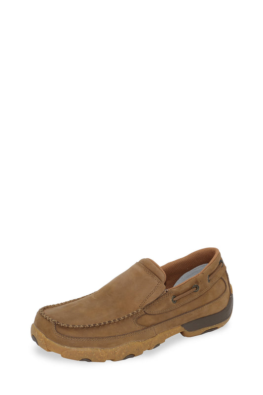 Twisted X Mens Driving Moc Boat Slip On  - TCMDMS020