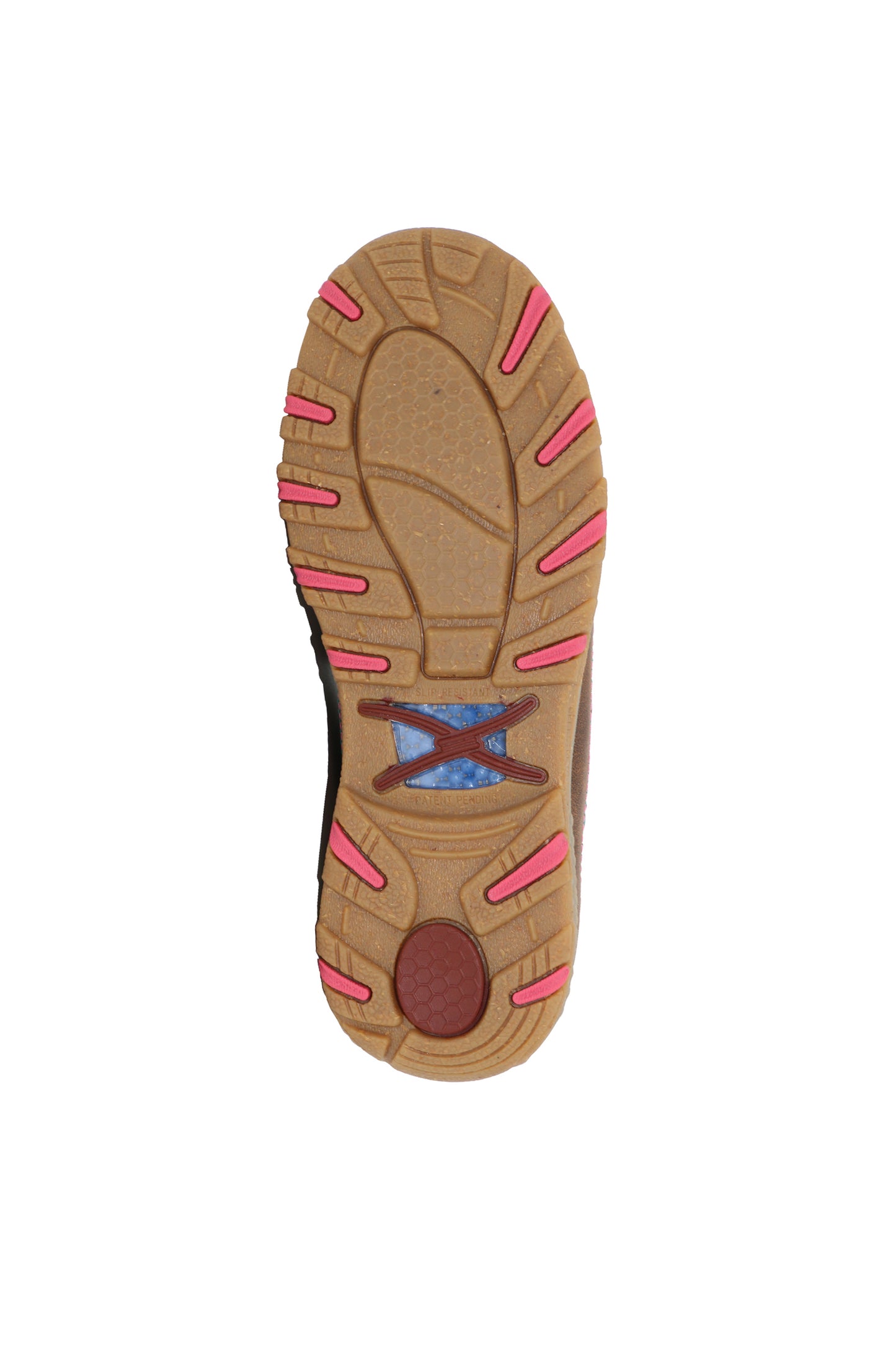 Twisted X Ladies Pink Cell Stretch Slip On - Brown/Pink - TCWXC0039