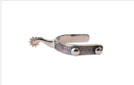 Top Hand Saddlery Tweed River Stockman Spur - Stainless Steel - 088506