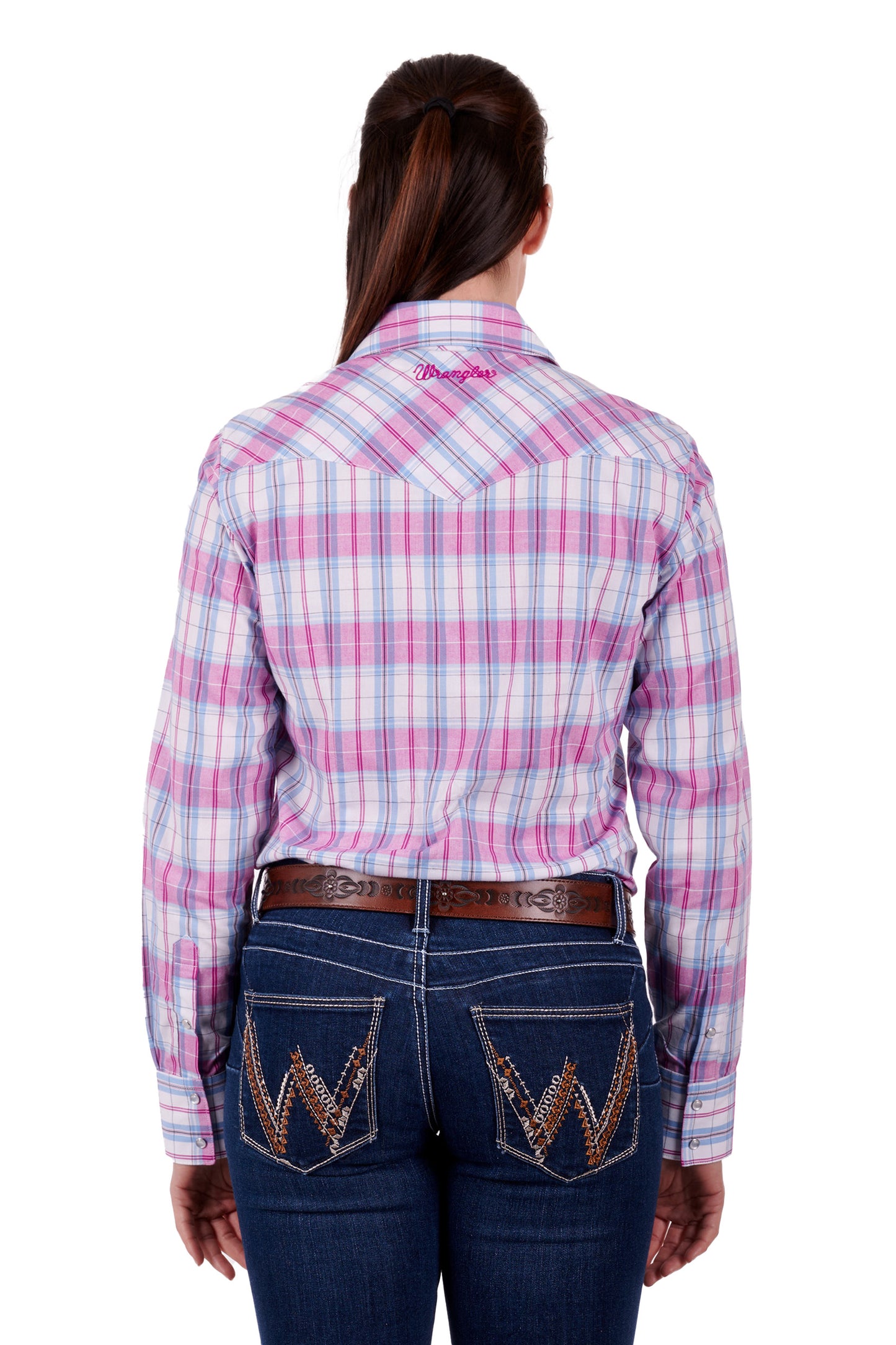 Wrangler Ladies Sanda L/S Shirt - Multi - X3S2127507 - ON SALE