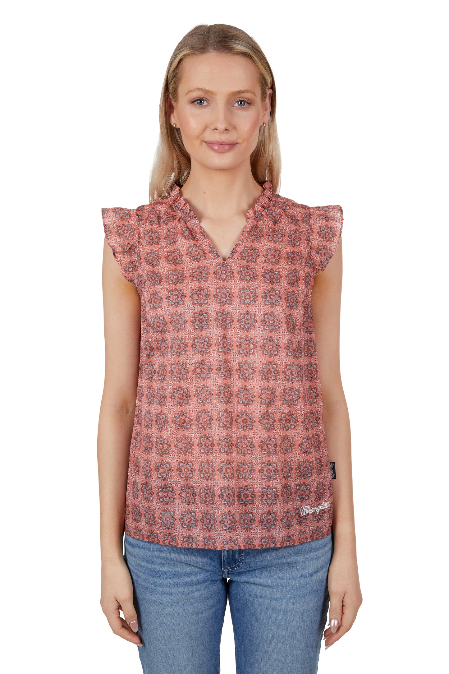 Wrangler Ladies Miranda Blouse - Multi - X4S2526118