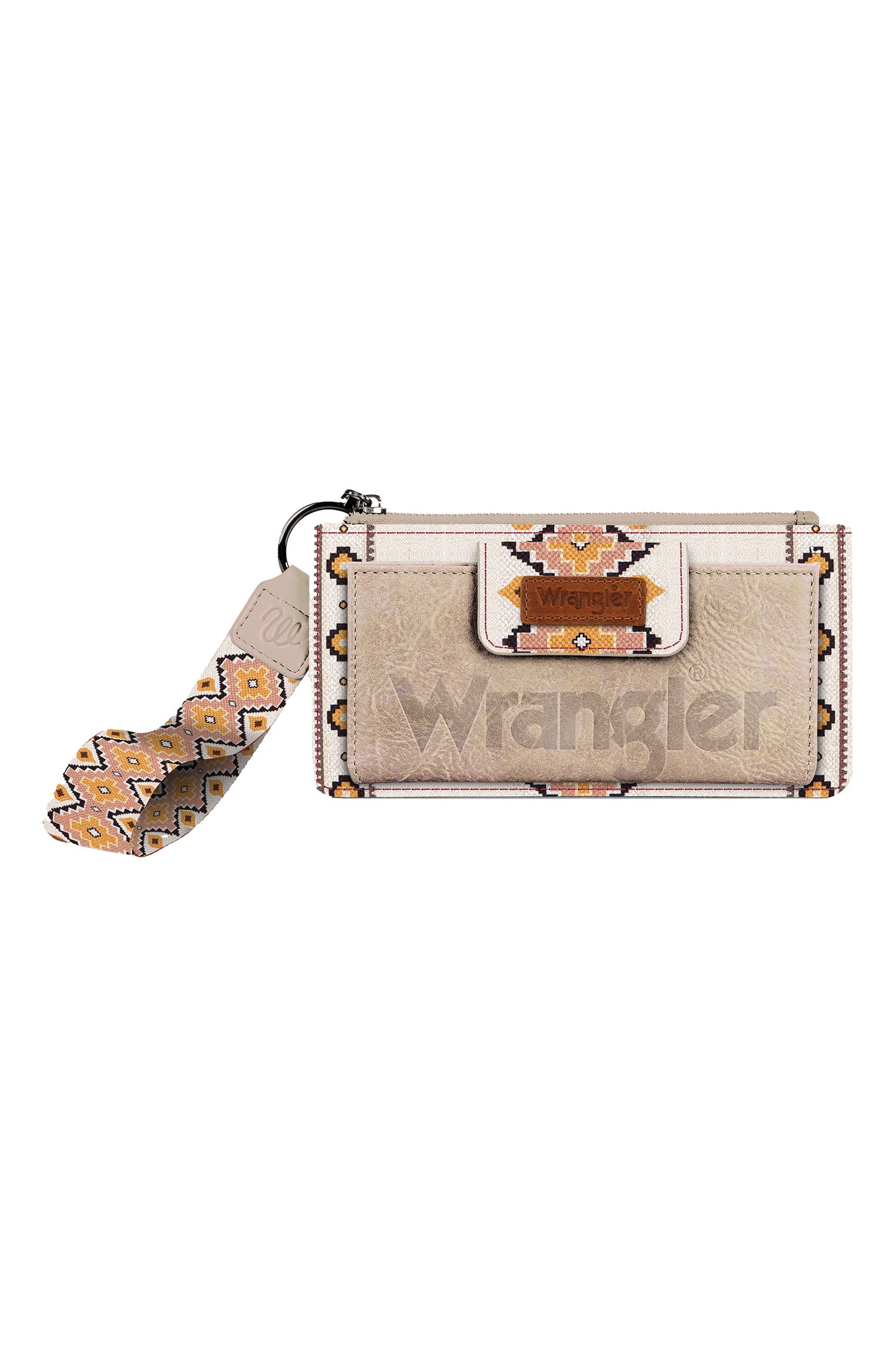 Wrangler Ladies Southwestern Logo Wallet - X4S2959WLT - Natural