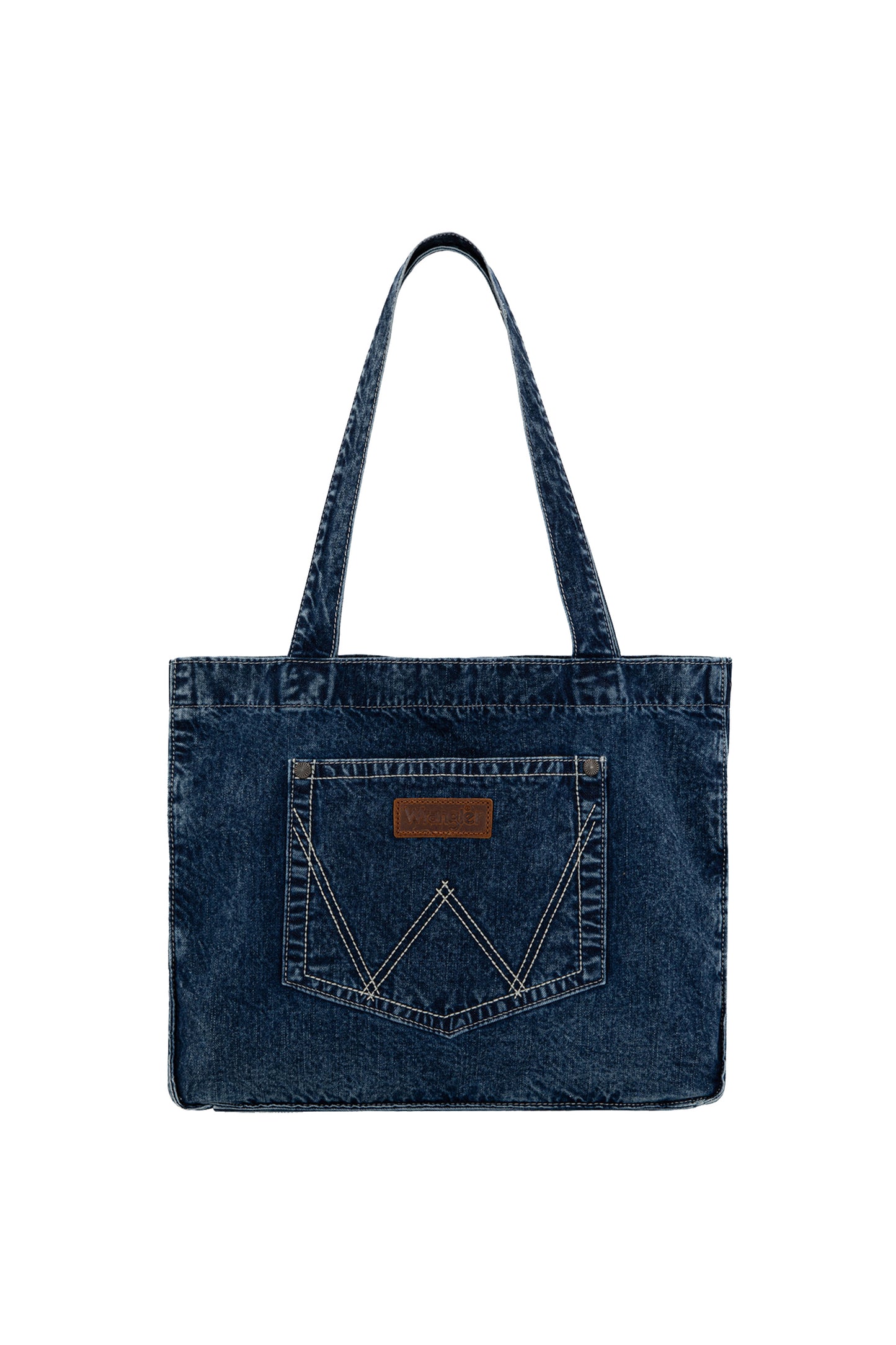 Wrangler Denim Pocket Tote Bag - Indigo - X4S2975BAG