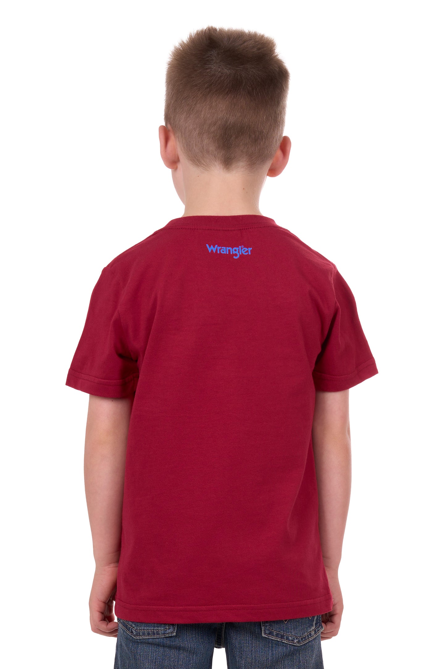 Wrangler Boys Theo S/S Tee - Red - X4S3557172