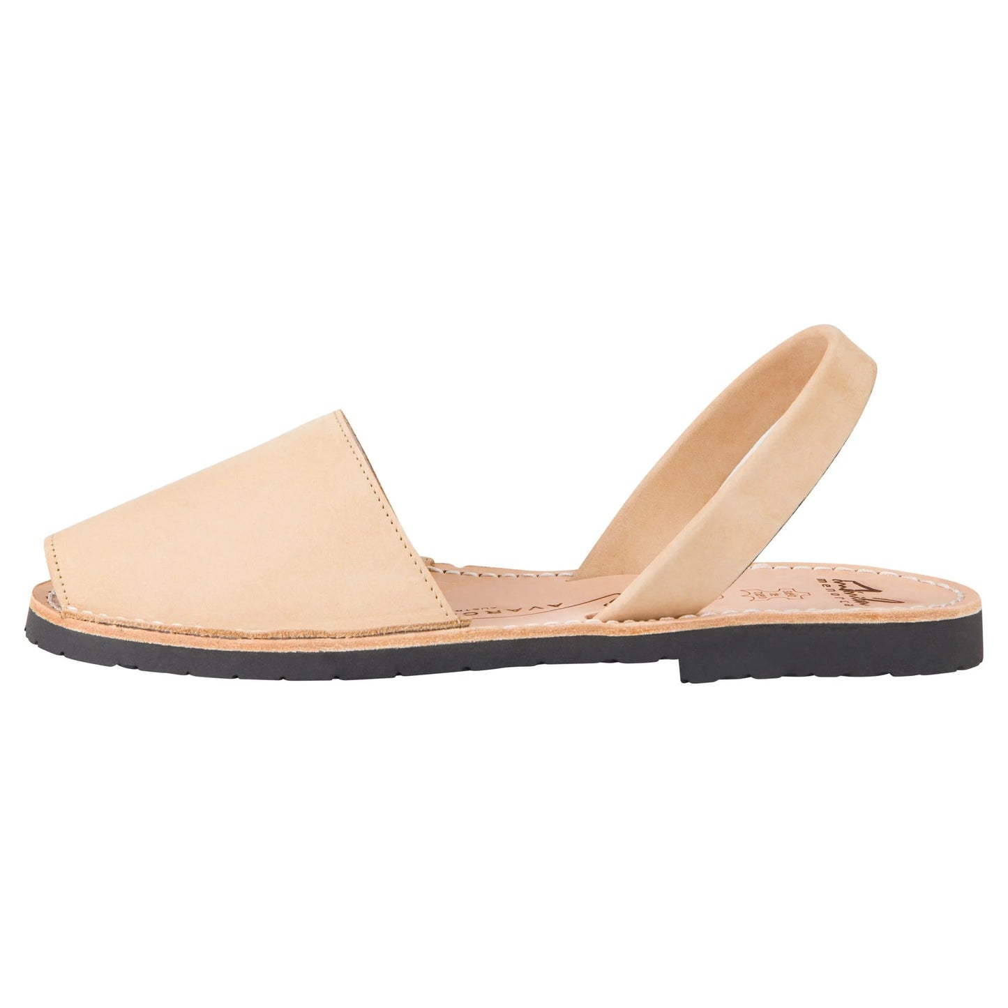 Avarcas Ladies Sand Nubuck Shoe - Sand Nubuck