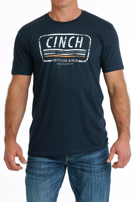 Cinch Mens American Denim Tee - Navy - MTT1690602