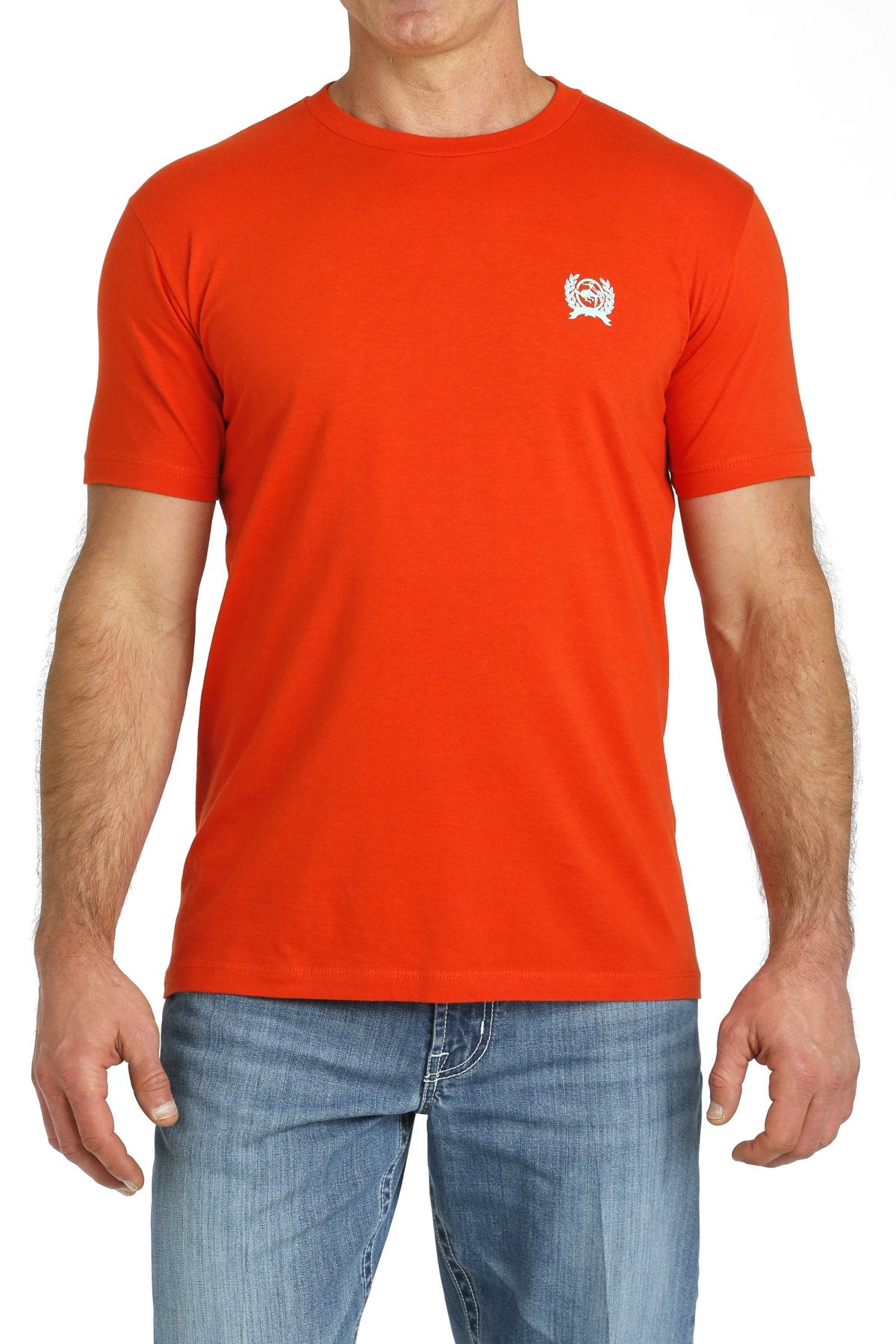 Cinch Mens Ranch Supply Tee - Red - MTT1690618