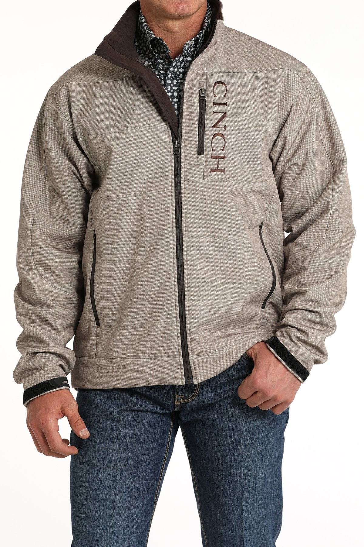 Cinch Mens Bonded Jacket - Tan - MWJ1567010