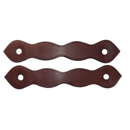 Tanami Leather Slobber Straps - Per Pair - REINSLBQ1