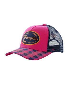 Wrangler Ladies Tracey Cap- Fuschia/ Navy