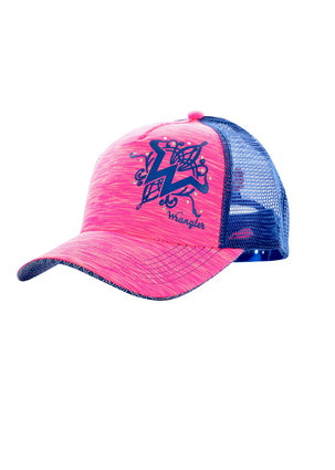 Wrangler Ladies Lynda Cap- Pink Melange/ Navy