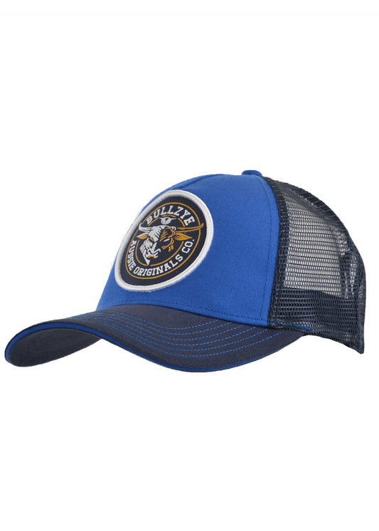 Bullzye Mens Originals Trucker Cap - Royal Blue