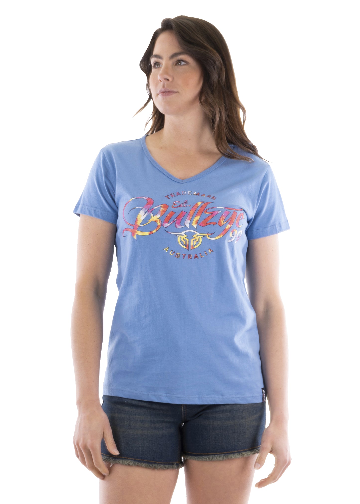 Bullzye Ladies Sunset Short Sleeve Tee - B2S2502217