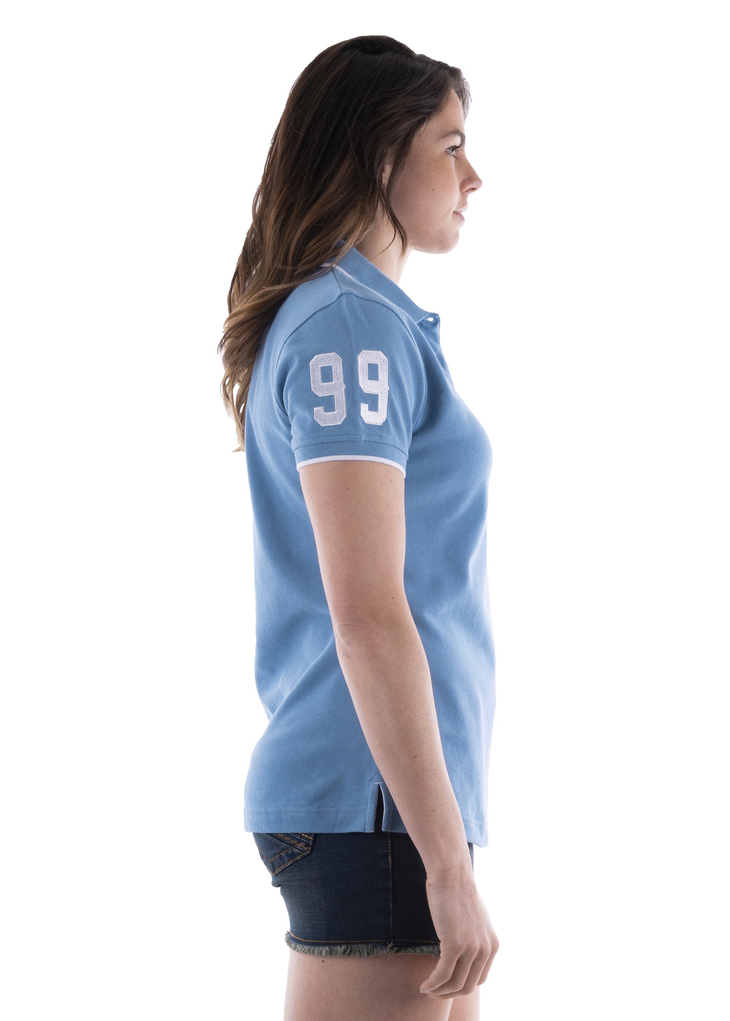 Bullzye Ladies Varsity Short Sleeve Polo - B2S2507222