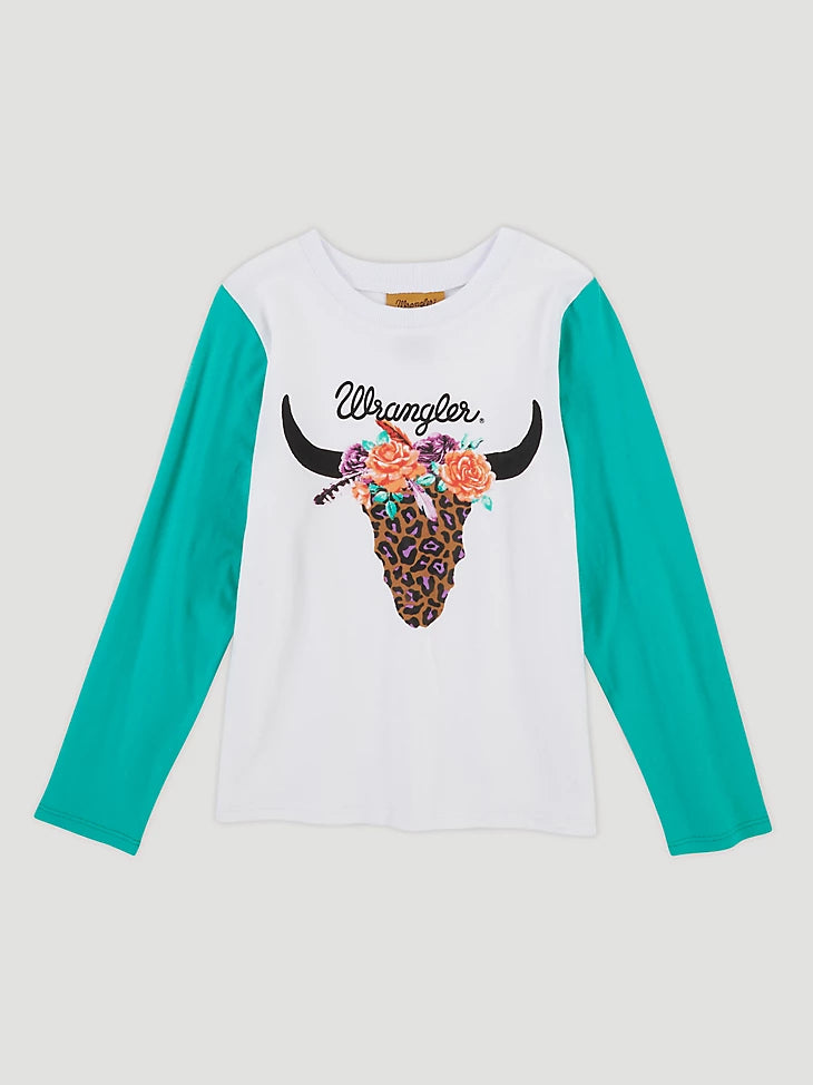 WRANGLER GIRLS L/S GRAPHIC SHIRT