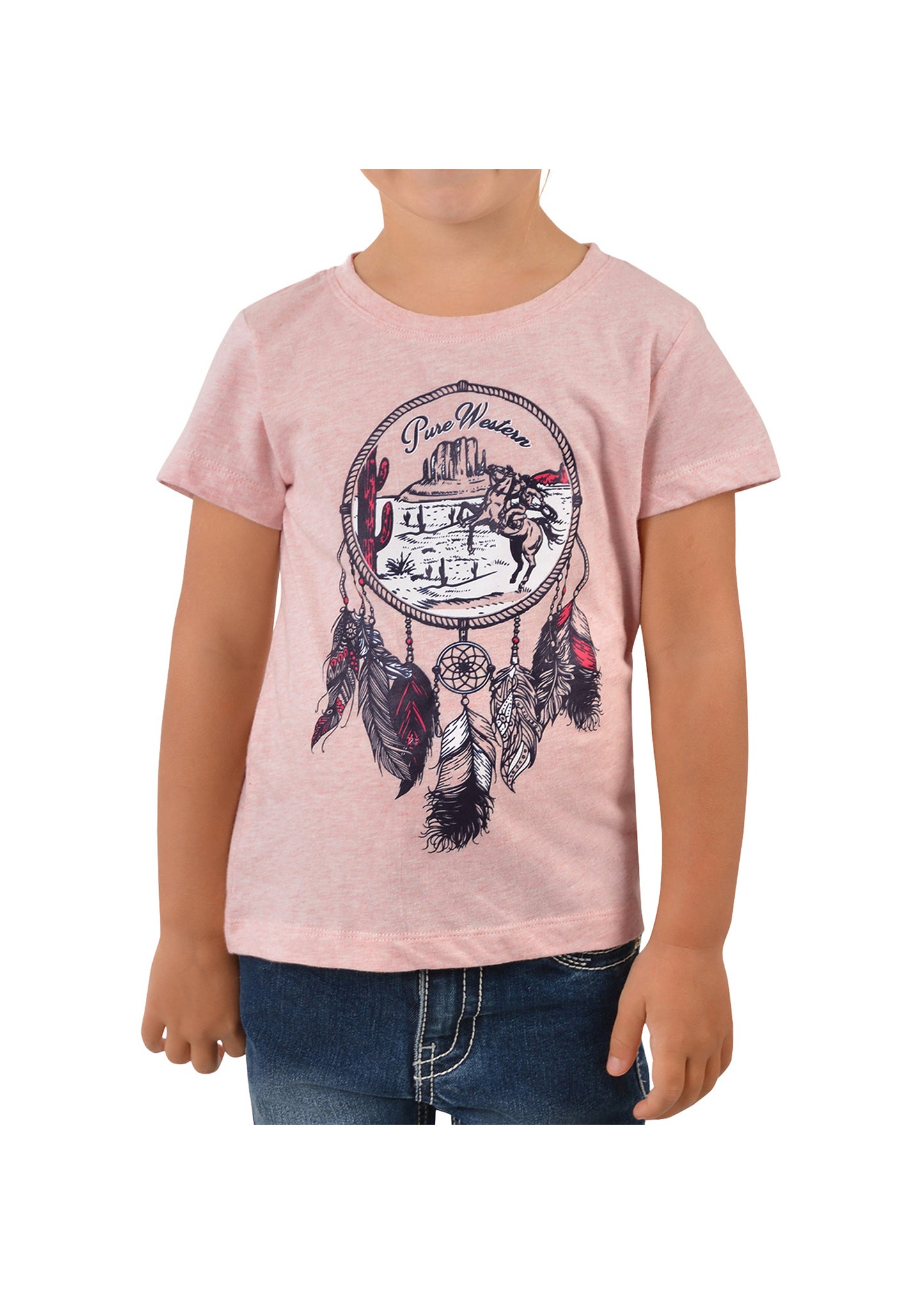 Pure Western Girls Ida Short Sleeve Tee - P2S5506640