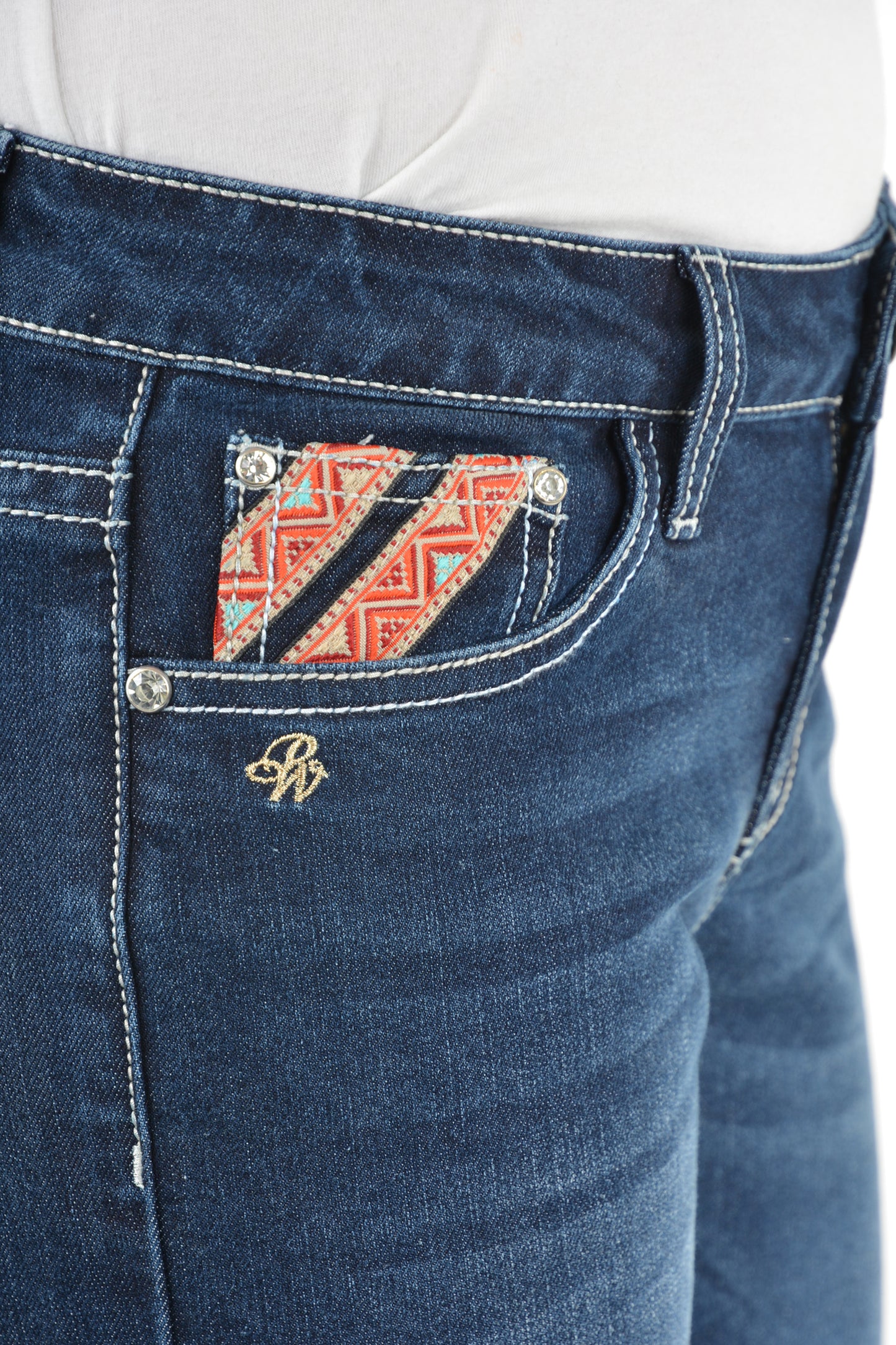 Pure Western Ladies Aztec Boot Cut Jean - PCP2211726