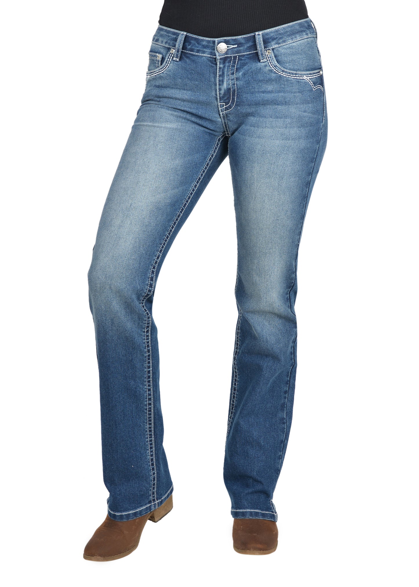 Pure Western Ladies Maryanne Straight Leg Jean - PCP2212574 - ON SALE