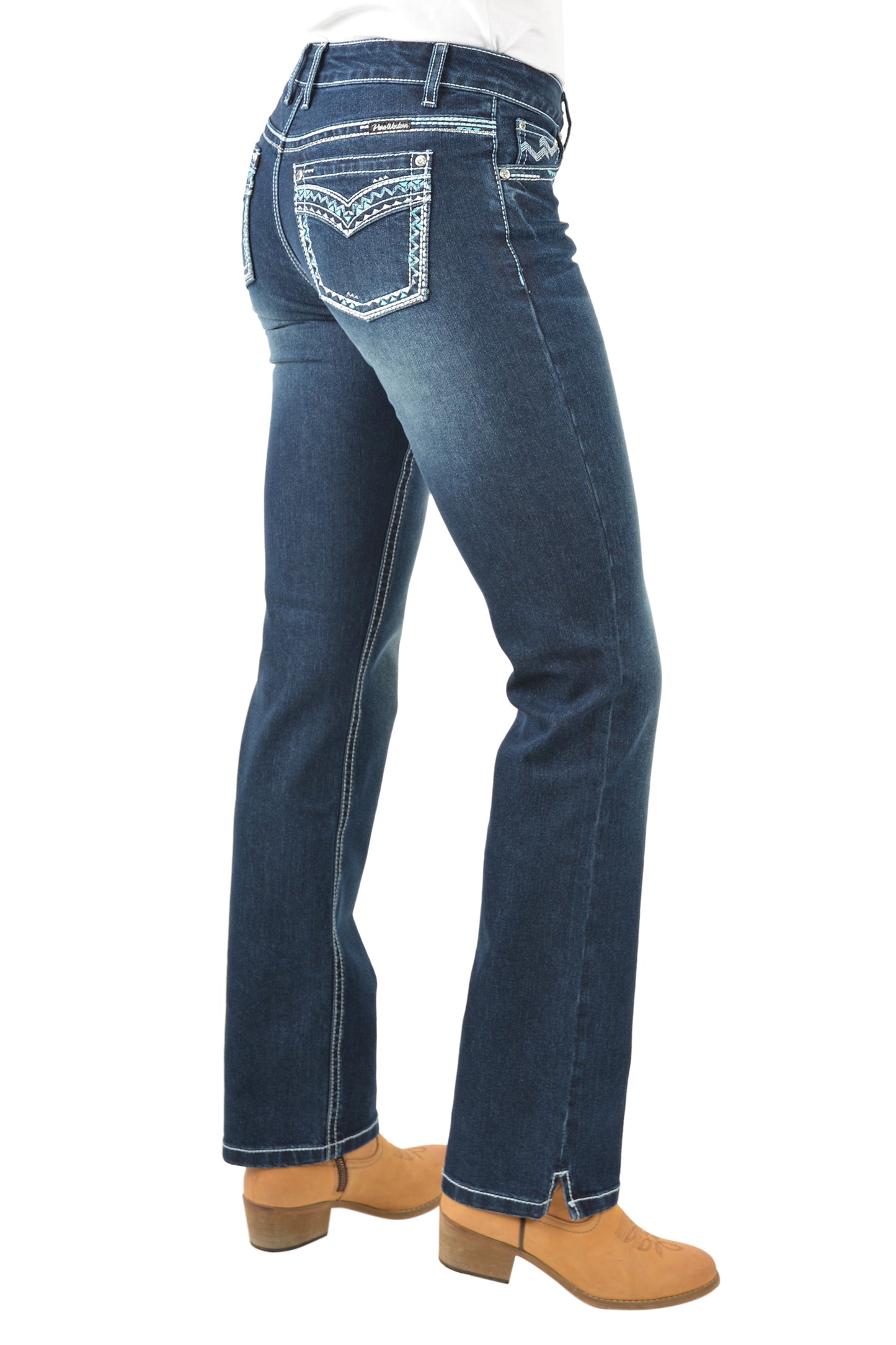 Pure Western Ladies Geraldine Straight Leg Jean - PCP2212730