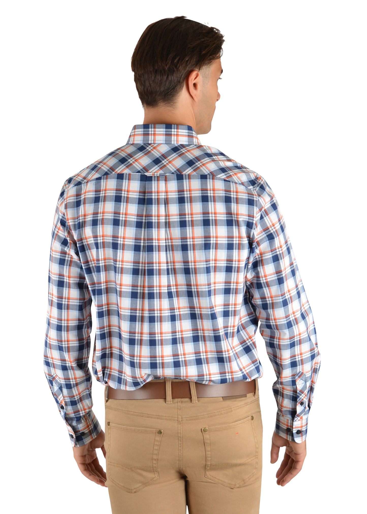 Thomas Cook Mens Albert Check 2-Pocket Long Sleeve Shirt - T2S1118029 - ON SALE